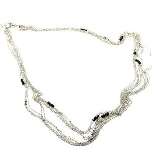 Layered Chains Beaded NEcklace | N146